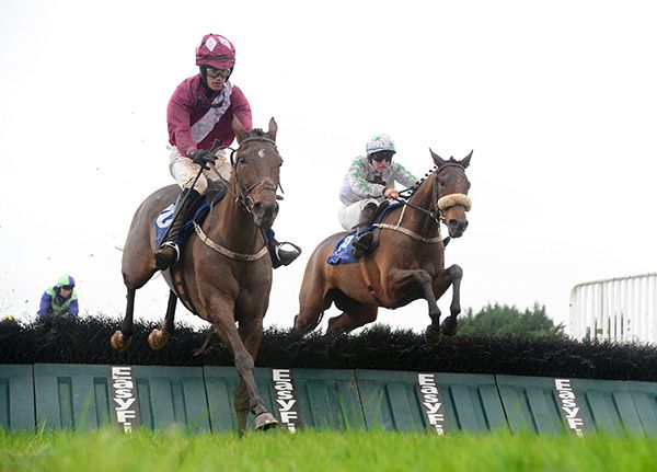 Elusive Guy and Peter Smithers (right) come to tackle Hi Ski 
