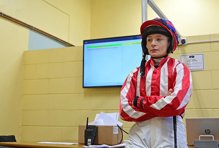 Jockey Sarah Kavanagh won the feature at Wexford. 