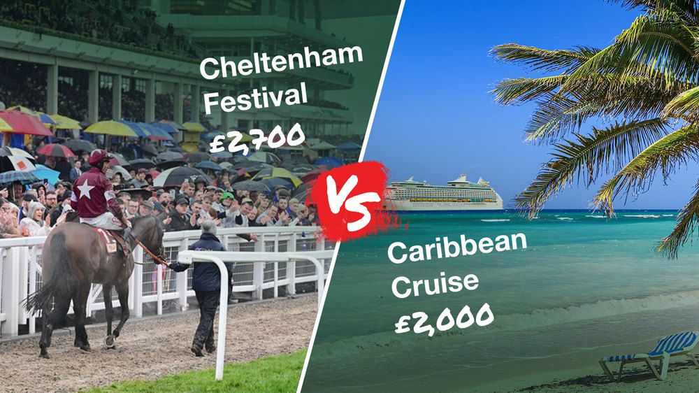 Attending the Cheltenham Festival will cost you more than a Caribbean cruise