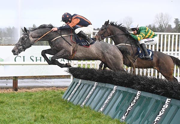 No Looking Back (Phillip Enright) leads over the last