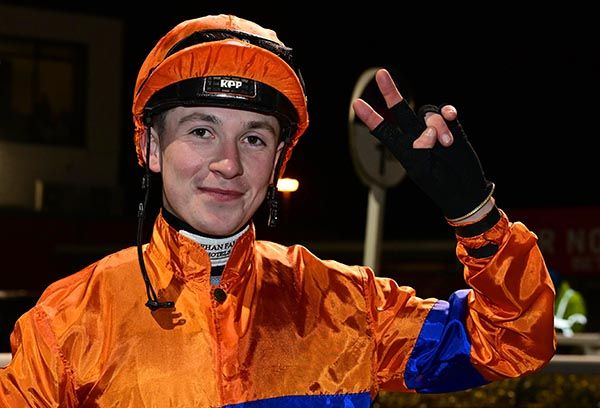 Paddy Hartnett following his first double