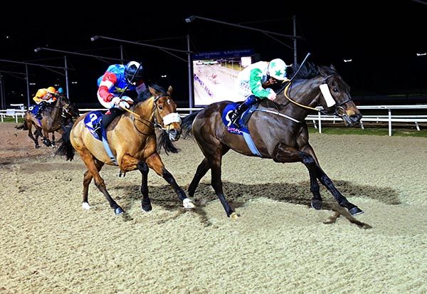 Bowerman (Chris Hayes up) leads runner-up Firstman