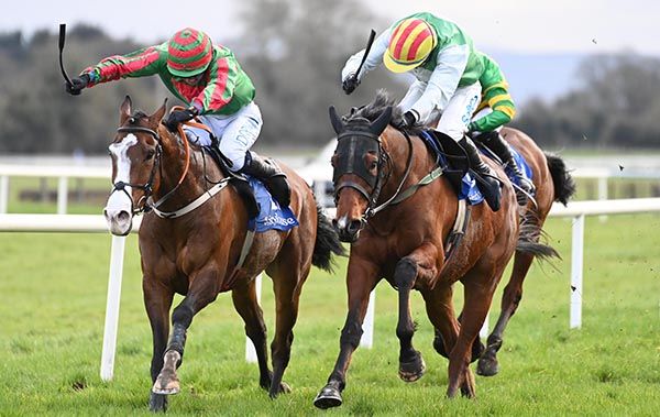 Happy Dreams (right) beating Wee Charlie