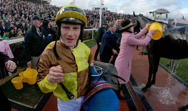 Paul Townend after winning the Gold Cup on Galopin Des Champs at Cheltenham