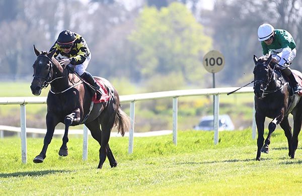 Lord Massusus, left, makes the best way home