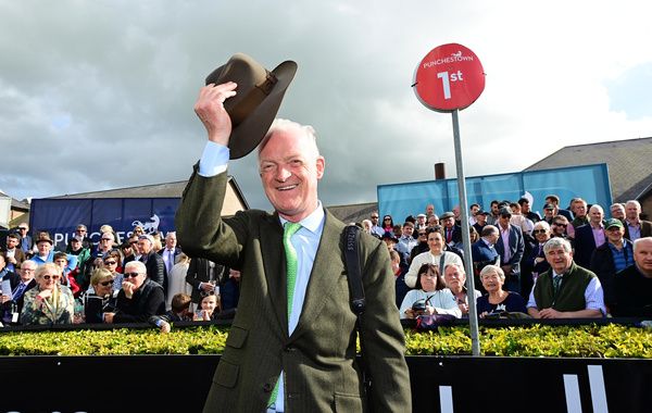 Willie Mullins at Punchestown on Saturday