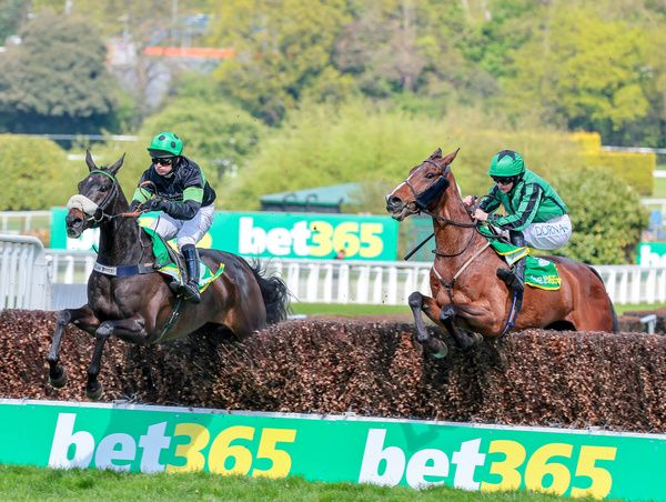Hewick and Rachael Blackmore, right, at Sandown in 2023