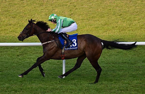 Out On Friday comes home a clear cut winner under Sean Bowen