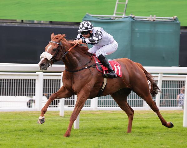 Maysong Shariq Mohd wins the Aspall Cyder 1728 Handicap Class 2 Sandown Pk 17 6 2023