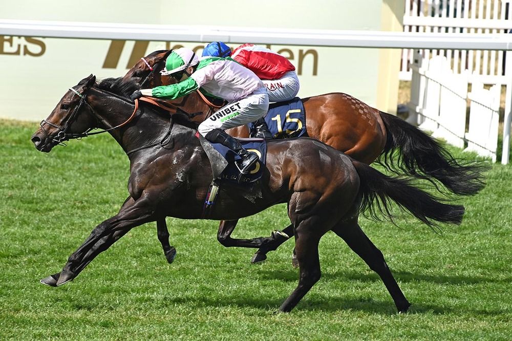 Khaadem (Jamie Spencer) winning at Royal Ascot