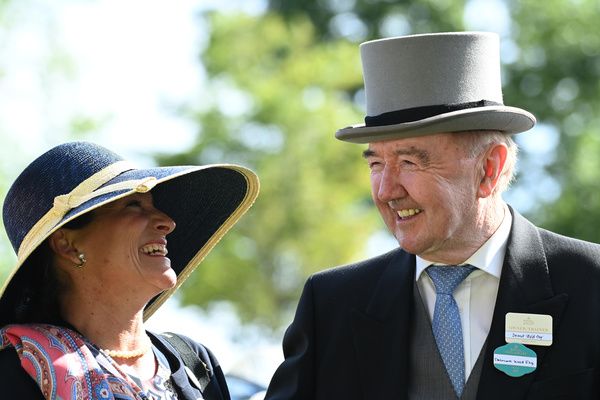 Princess Zahra Aga Khan seen here with Dermot Weld