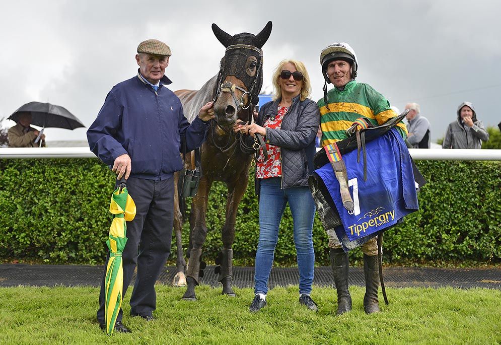 Search For A Myth with Mary Tyner, wife of trainer Robert, Frank Berry and Phillip Enright 