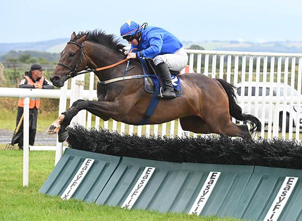 Bal De Rio and Philip Donovan win the Knockcroghery Claiming Hurdle 