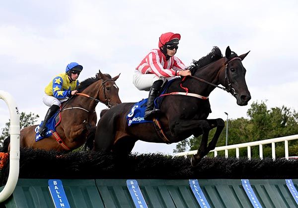 Influential Lady and Kieran Callaghan pictured on their way to victory