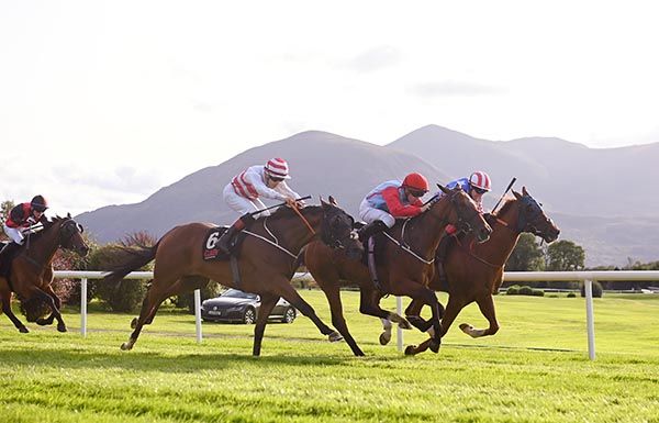 Ano Manna and Leigh Roche (red cap, centre)