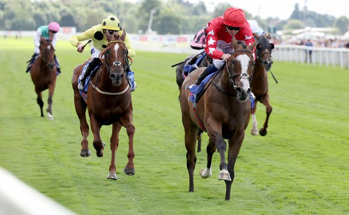 Spirit Dancer winning at York