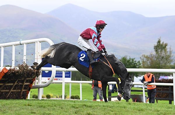 General Clermont and Gavin Brouder survive a mistake at the last to win the Adare Manor Opportunity Handicap Hurdle.