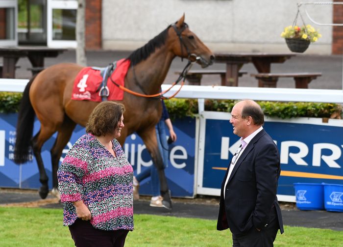 Tracey Collins and Mick Halford