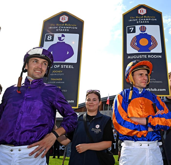 Kevin Stott (left) rode a 200-1 winner at Catterick 
