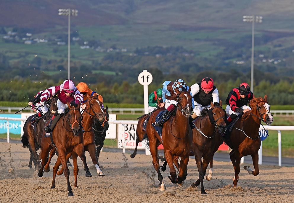 Milliat, far left, takes the honours