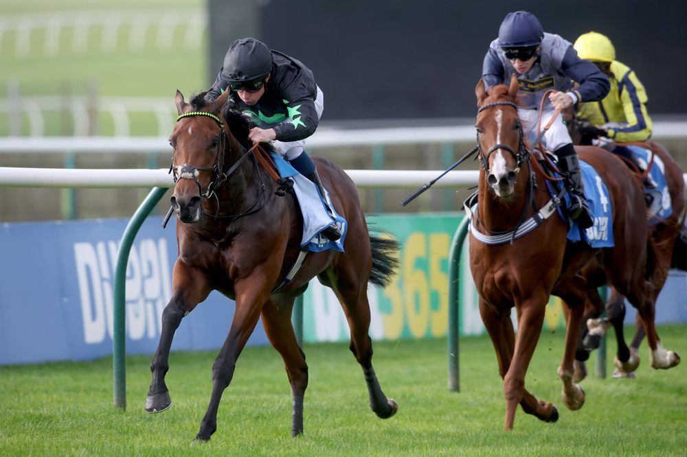 Inquisitively winning the Cornwallis Stakes
