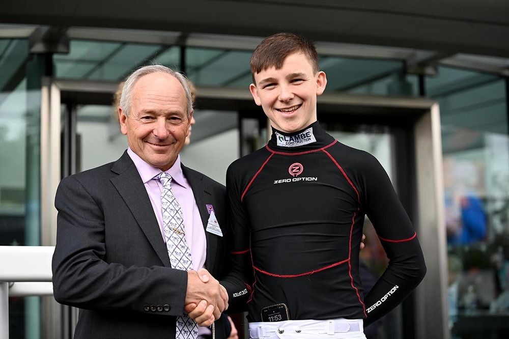 Billy Loughnane with Steve Cauthen