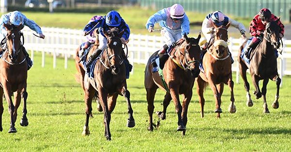 Vischio (2nd left) and Gary Carroll