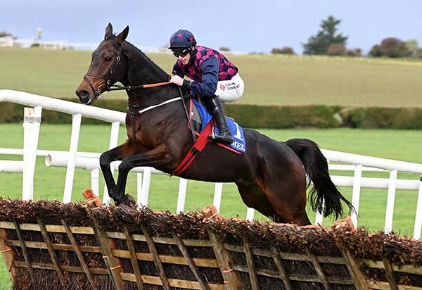 Farren Glory and Jack Kennedy pictured on their way to victory