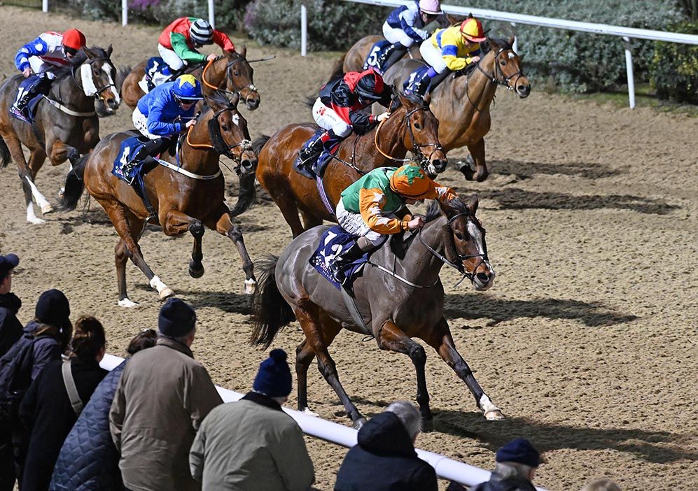 Nusra and Shane Foley win for trainer Garrett Ahern Healy Racing
