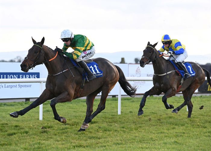 Waterford Whispers (left)