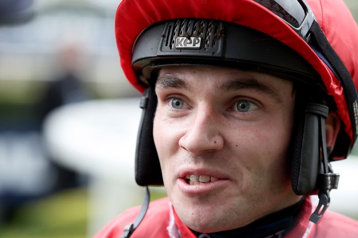 Jonathan Burke rider of Queens Gamble