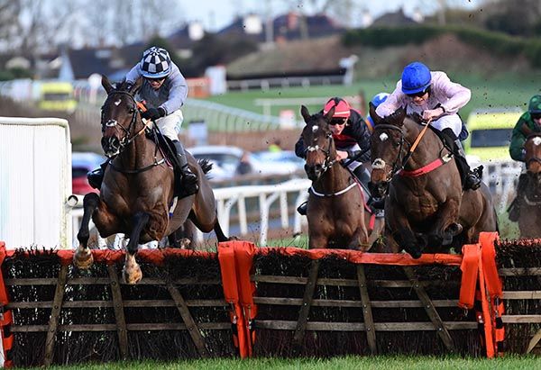 Mossy Fen Park (Darragh O'Keeffe) leads Joya Del Mar (Dara McGill) home