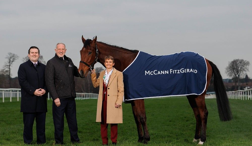 Tim Husbands of Leopardstown (centre) with Stephen Holst & Michelle Doyle of McCann FitzGerald