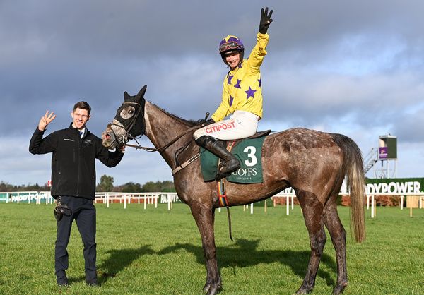 Il Etait Temps after winning at Leopardstown