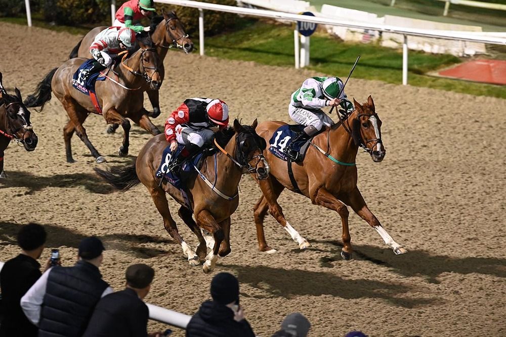 Dreams Fled Away (nearside) and Colin Keane