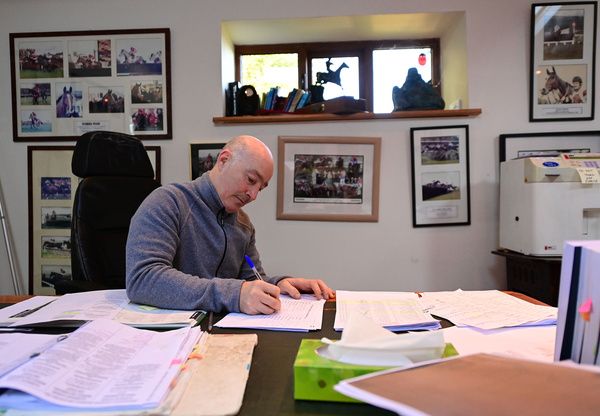 Willie Mullins Closutton Stables 12-February-2024.Cheltenham Festival Media Morning.David Casey assistant to Willie Mullins.Healy Racing