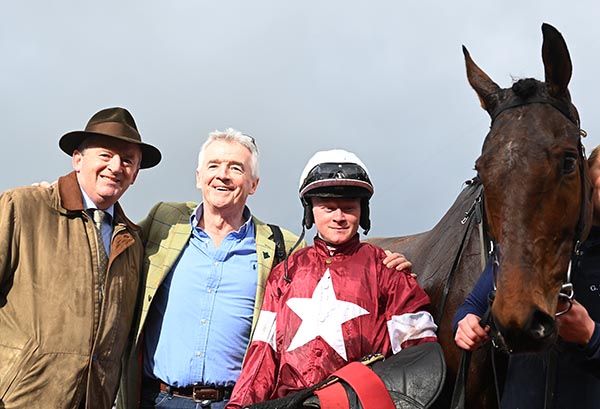 Eddie and Michael O'Leary with Sam Ewing and Stellar Story