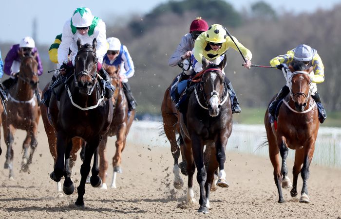 Cuban Tiger and Clifford Lee 2nd right yellow winning at Newcastle