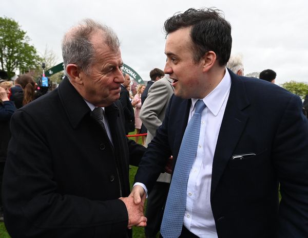 Paul Byrne (right) with JP McManus
