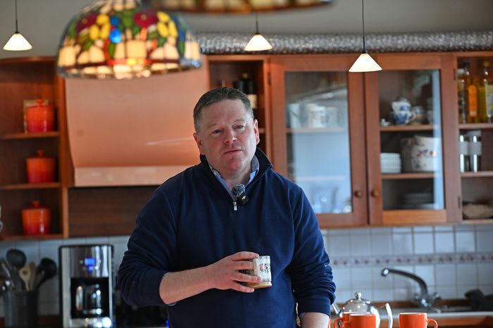 Trainer Paddy Twomey pictured at home 