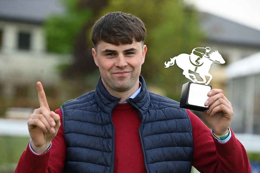 Joe Conlon after his first winner in the training ranks