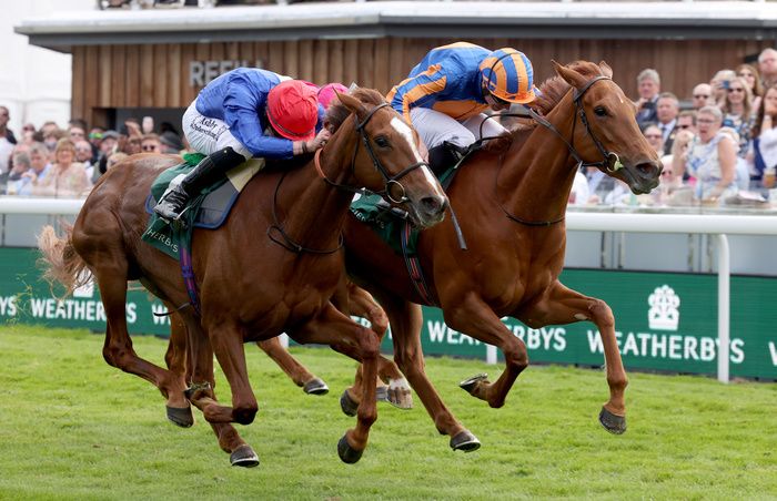 Forest Fairy and Rossa Ryan near winning The Weatherbys ePassport Cheshire Oaks Chester 8 5 24Healy Racing