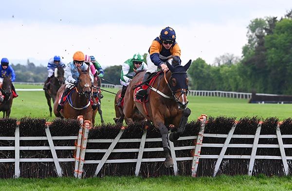 All For Rachel and Phillip Enright win the FitClub Handicap Hurdle Healy Racing 