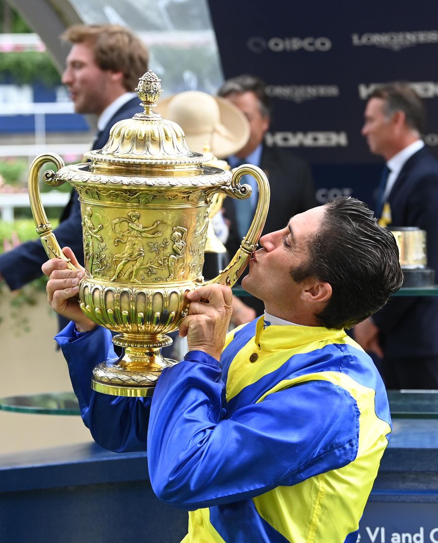 Jockey Christophe Soumillon landed the French Oaks