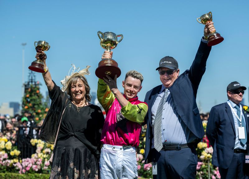 Melbourne Cup winning jockey Robbie Dolan
