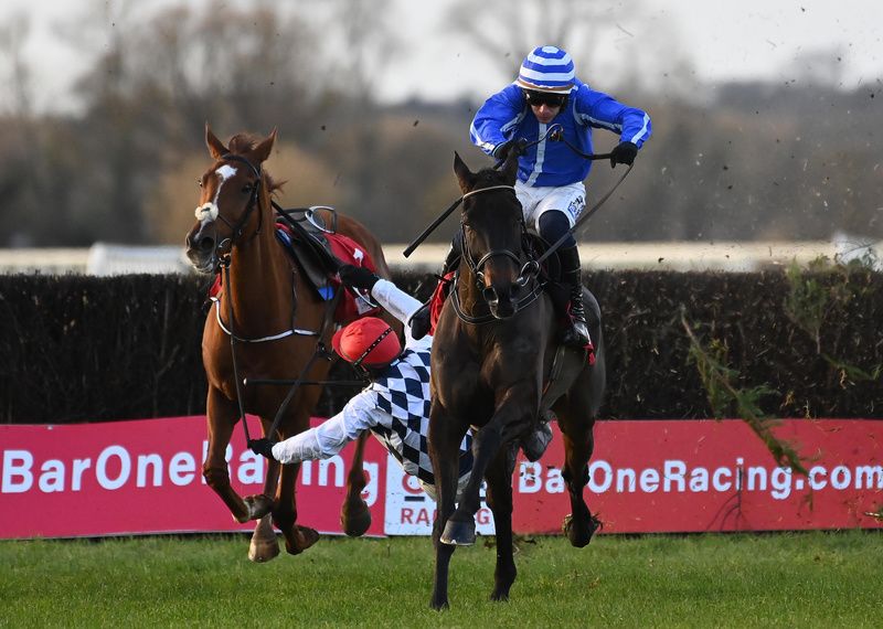 Energumene is left clear after Banbridge unseats Richie Deegan in last year's Hilly Way