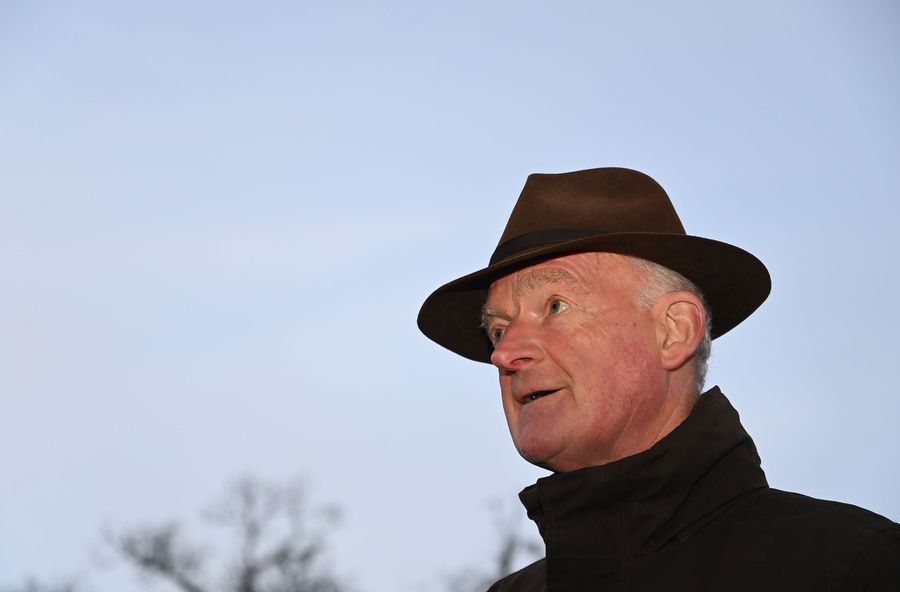 Leopardstown 26-December-2024Trainer Willie Mullins after Green Splendour won.Healy Racing