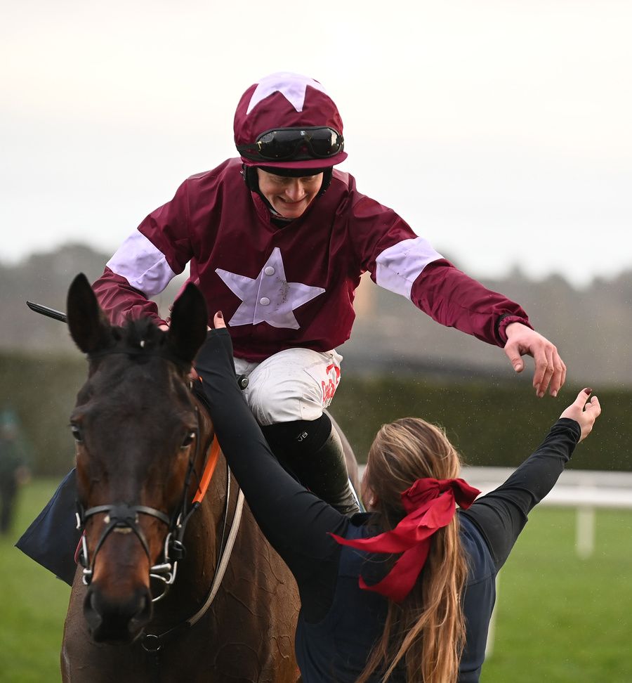 Brighterdaysahead with Sam Ewing and groom Sinead O'Brien 