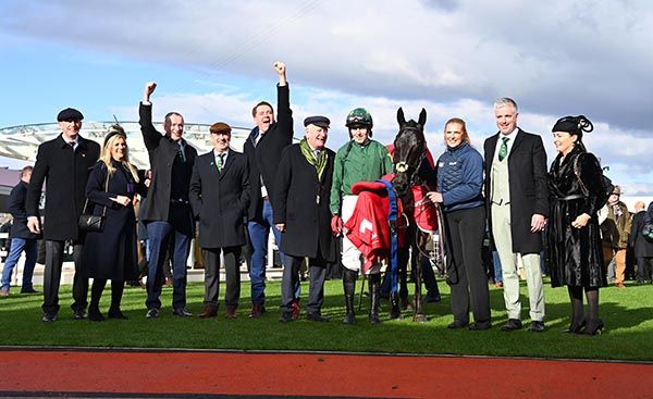Stumptown with connections after winning at Cheltenham in March