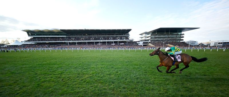 Inothewayurthinkin and Mark Walsh wining the 2025 Gold Cup 
